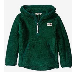 The north face campshire hoodie. New with tags. Size S (7-8). Green